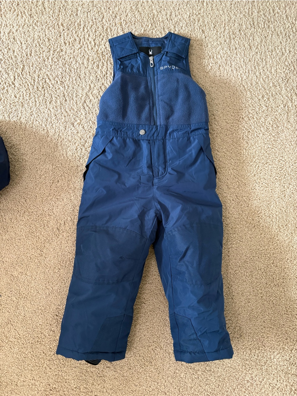 Spyder Navy Kids Snow Bibs